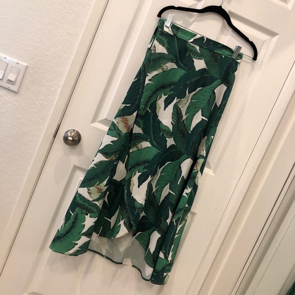 🌴 palm leaf wrap skirt - Picture 3 of 7